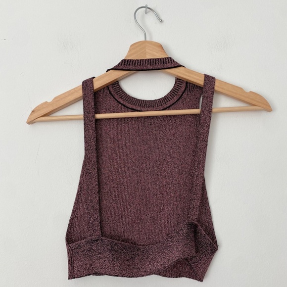 Zara metallic open back top - Picture 2 of 4